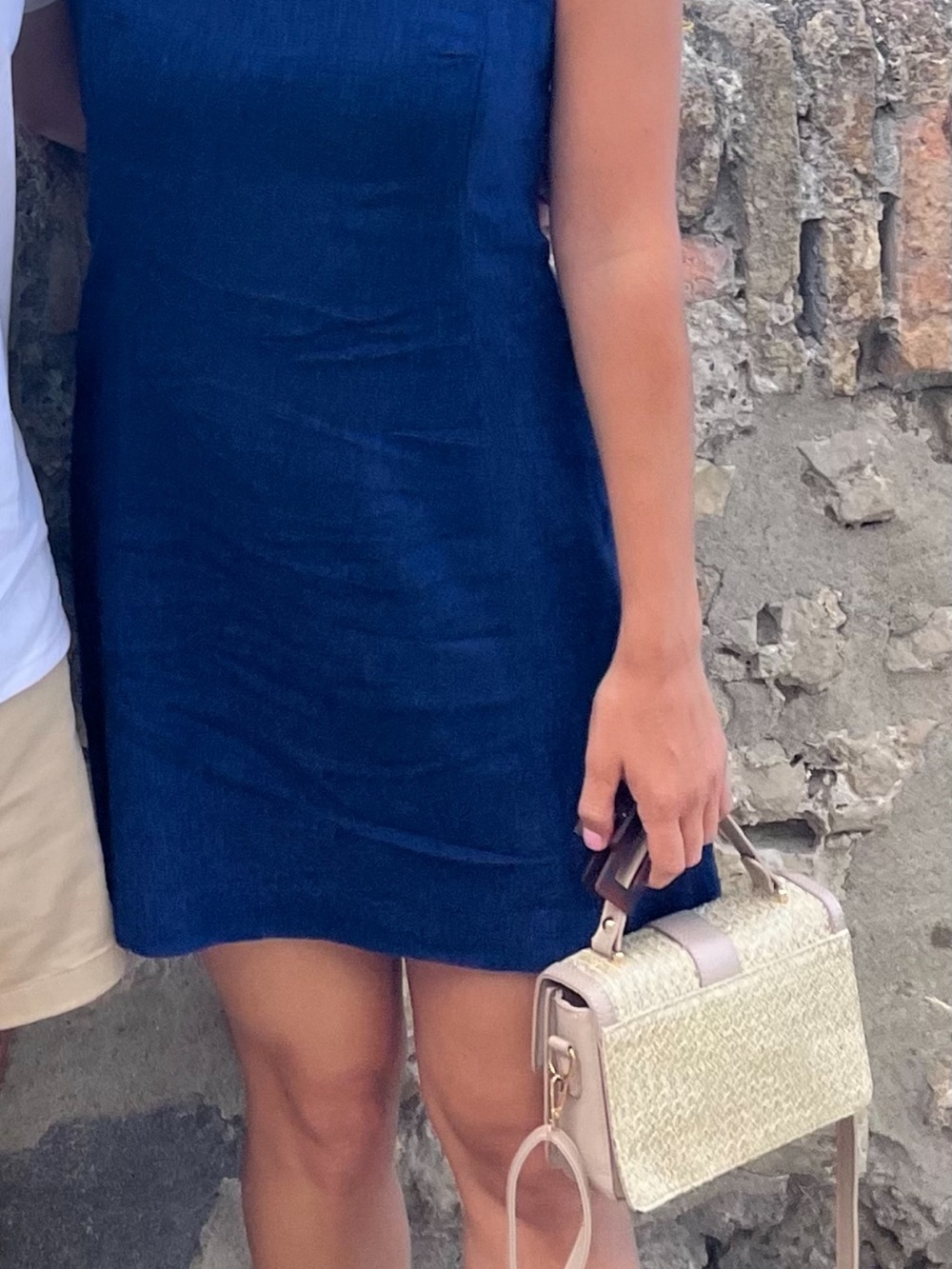 GAP Navy Blue Sleeveless Mini Shift Dress